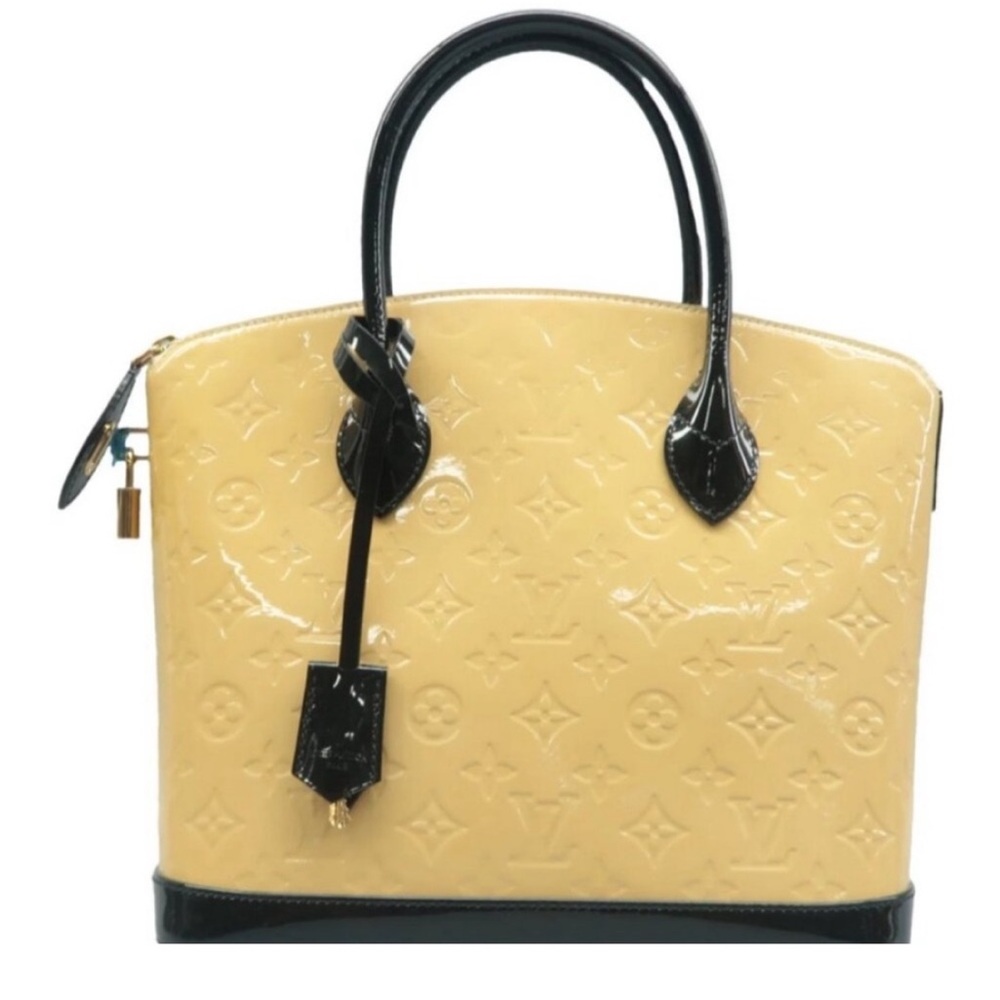 💥She's a unicorn!!💥Louis Vuitton Two-tone Monogram Leather Vernis Tote Bag✨✨✨